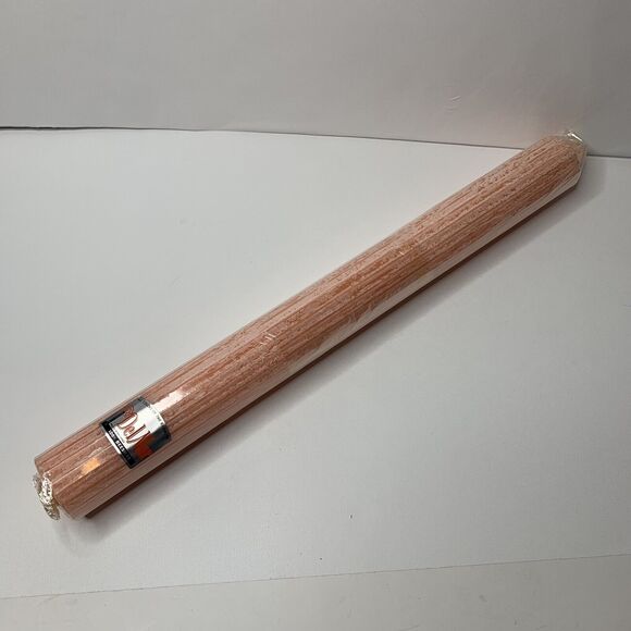 Vintage Del Mar Pink 100% Beeswax Candle GIANT 20 Inches Tall Brand New - Picture 1 of 10